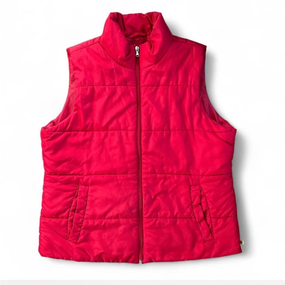 Size Large Red Puffer Vest